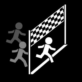 finish / run: finish
